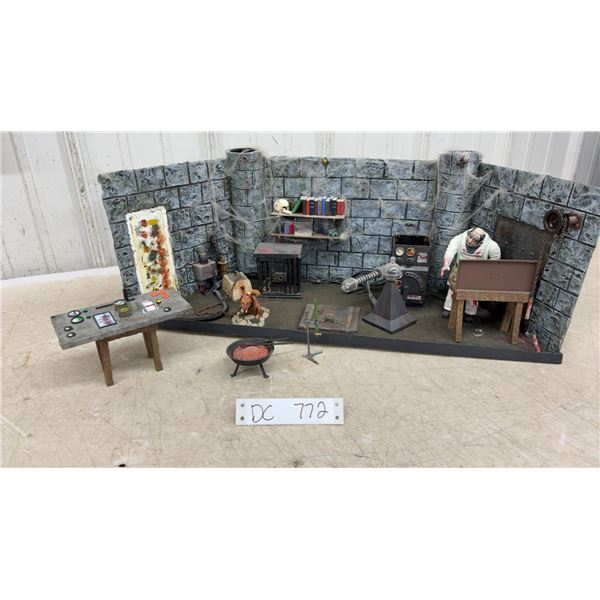 McFarlane Toys Movie Maniacs Series 4 Dr. Frankenstein's Lab Playset with Figure