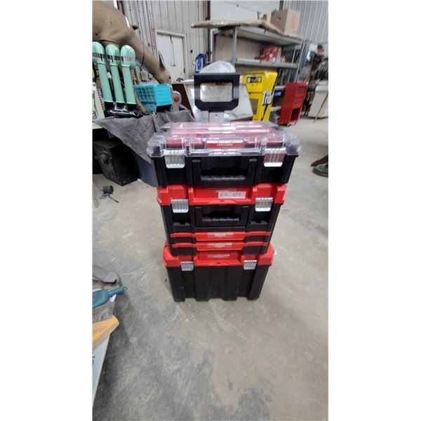 Craftsman VersaStack Modular Tool Storage System with Wheeled Base and Organizer