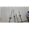 Image 2 : Vintage Lightning Rods with Spherical Fittings and Twisted Shafts, Set of Three and More