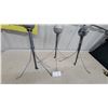 Image 4 : Three Vintage Metal Lightning Rod Finials with Spherical Balls and Tripod Bases