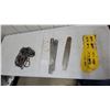 Image 1 : Chainsaw Guide Bars, Chains, and Yellow Bar Covers