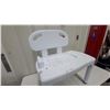 Image 2 : Drive Medical Plastic Shower Chair with Back and Detachable Arm