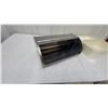 Image 6 : Cream Retro-Style Bread Box with Stainless Steel Roll-Top Bread Box