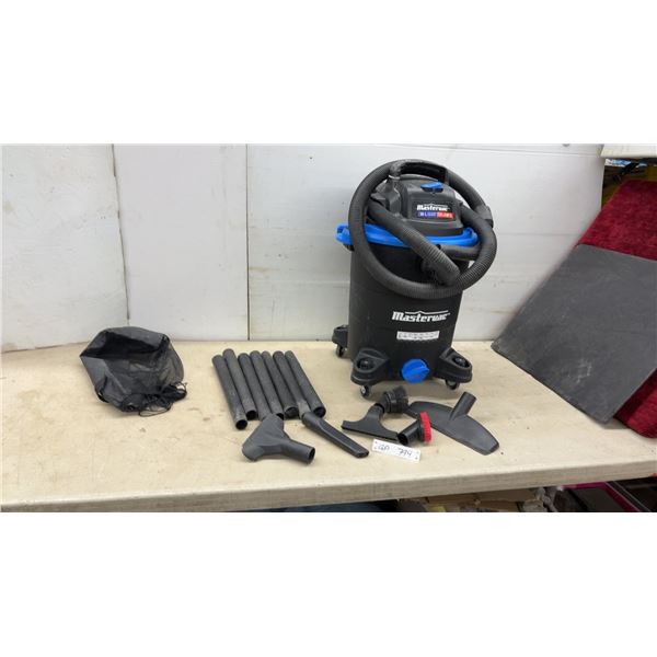 Mastervac 30-Liter 4 Peak Horsepower Wet/Dry Shop Vacuum with Attachments
