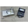 Image 4 : Asahi Pentax K1000 SLR Camera with 50mm Lens, Nikon Lite Touch Zoom 70ws, Flash, and More