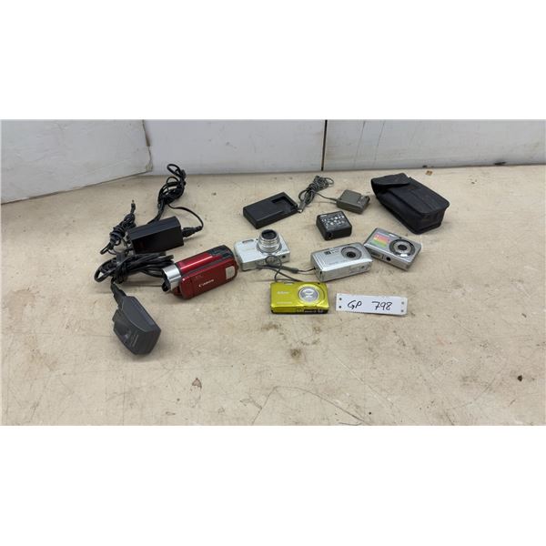 Olympus Stylus 500, Samsung ST50, Nikon Coolpix S3000, Canon Vixia Camcorder, and More