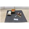 Image 1 : Vintage Morris Metric Vegetable Slicer with Original Box, Straight Razor, Brush, and More