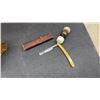 Image 4 : Vintage Morris Metric Vegetable Slicer with Original Box, Straight Razor, Brush, and More