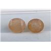 Image 1 : 8.45 Ct Certified Kashmir Yellow Sapphire Gemstone Pair ($8,400 Appraisal)