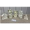 Image 1 : Lot of 5 White PartyLite Christmas Candle Holders
