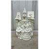 Image 4 : Lot of 4 Party Lite Christmas Candle Holders and Angel Figurine