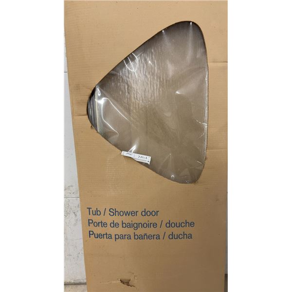 Manhattan Pivolok II Tub/Shower Door, 19-20 3/4 x 64 1/2", Chrome Finish, New Old Stock