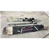 Image 1 : Salomon X-Scream 9 Skis with Bindings, Rossignol Poles, and Salomon Club Ski Bag