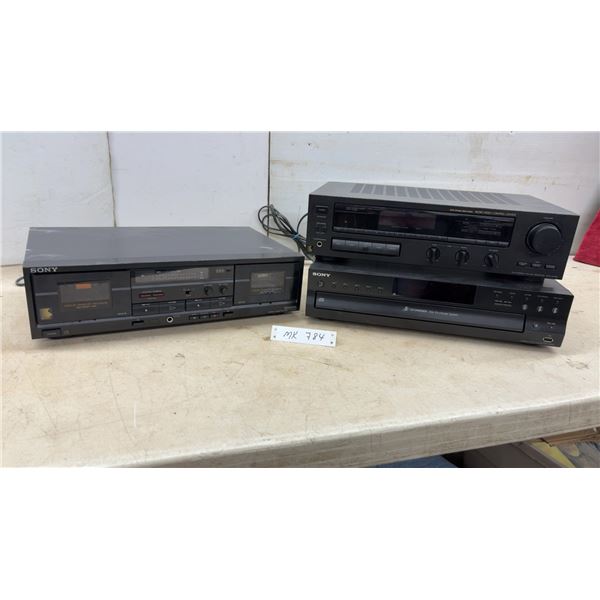 Sony Dual Stereo Cassette Player, AM/FM Receiver & 5-CD Player