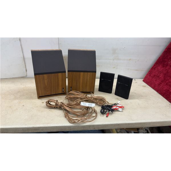 Bose 2.2 Bookshelf Speakers Pair, Jamo Surround Speakers, Speaker Wire, and More