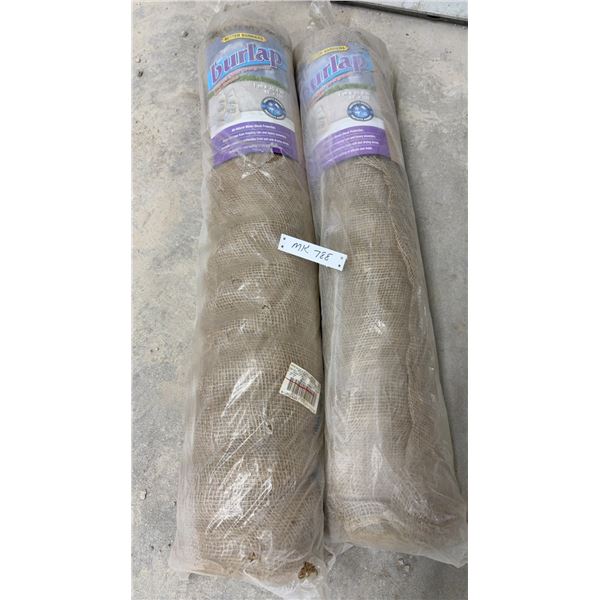 Two Better Barriers Burlap Rolls, 40 x 100"' Each, All-Natural Winter Shrub Protection