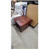 Image 3 : Cherry Finish End Table with Drawer and Open Shelf Storage