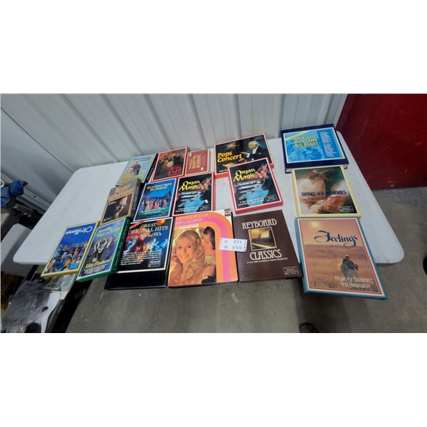 Reader's Digest Stereo 8-Track Tape Box Sets, Easy Listening and Big Band, and More
