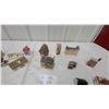 Image 3 : Collection of Miniature Ceramic and Resin Village Buildings and Structures, Approximately 30 Pieces