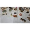 Image 4 : Collection of Miniature Ceramic and Resin Village Buildings and Structures, Approximately 30 Pieces