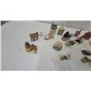 Image 6 : Collection of Miniature Ceramic and Resin Village Buildings and Structures, Approximately 30 Pieces