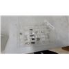 Image 1 : Collection of Costume Jewelry Earrings in Plastic Organizer Box