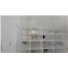 Image 4 : Collection of Costume Jewelry Earrings in Plastic Organizer Box