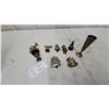 Image 1 : Brass Judaica Collection Including Menorah, Besamim Holder, Goblet, and More