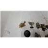 Image 2 : Brass Judaica Collection Including Menorah, Besamim Holder, Goblet, and More