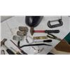 Image 3 : Welding Helmet, Adjustable Wrenches, Claw Hammer, Screwdrivers, C-Clamp, Pliers, and More