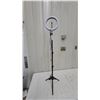 Image 1 : LED Ring Light with Adjustable Tripod Stand and Flexible Gooseneck Phone Mount