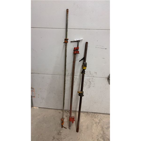 3 Bar Clamps, Largest 48"