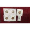Image 1 : 5 Canada Smal Cents - 1932, 33, 34,35, &36