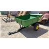 Image 1 : John Deere 7P Poly Garden Dump Cart, Two-Wheel Utility Trailer, New Never Used