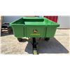 Image 2 : John Deere 7P Poly Garden Dump Cart, Two-Wheel Utility Trailer, New Never Used