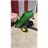 Image 5 : John Deere 7P Poly Garden Dump Cart, Two-Wheel Utility Trailer, New Never Used