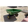 Image 7 : John Deere 7P Poly Garden Dump Cart, Two-Wheel Utility Trailer, New Never Used