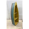 Image 3 : Wooden Boat-Shaped Wall Shelf, 23 H, Cork Rings, Carved Wooden Lady Nut Cracker and More