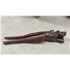 Image 7 : Wooden Boat-Shaped Wall Shelf, 23 H, Cork Rings, Carved Wooden Lady Nut Cracker and More