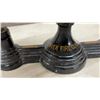 Image 2 : Denver Fire Clay Co. Laboratory Balance Scale with Ceramic Pans, 1 Broken
