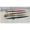 Image 1 : Assorted Long-Handle Umbrellas with Toucan and Duck Head Handles, Lot of Four
