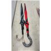 Image 5 : Assorted Long-Handle Umbrellas with Toucan and Duck Head Handles, Lot of Four