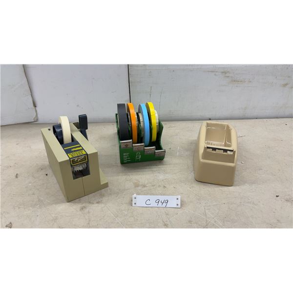 Vintage Heavy Duty Multi-Roll Tape Dispenser with Tape, Desktop Tape Dispenser, and More
