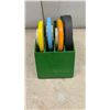 Image 4 : Vintage Heavy Duty Multi-Roll Tape Dispenser with Tape, Desktop Tape Dispenser, and More