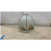 Image 10 : Vintage: Table Lamp with Pagoda Shade, 21" H. Hook-On Bed Lamp, and Ceiling Fixture