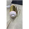 Image 11 : Vintage: Table Lamp with Pagoda Shade, 21" H. Hook-On Bed Lamp, and Ceiling Fixture