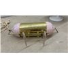 Image 5 : Vintage: Table Lamp with Pagoda Shade, 21" H. Hook-On Bed Lamp, and Ceiling Fixture