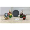 Image 1 : Collection of Five Coin Banks, Goofy, Loony Bin, Cat in Basket, Collier's Encyclopedia and More