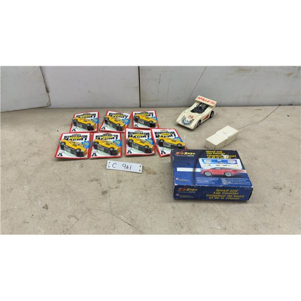 Acme Taxi Cab Refrigerator Sound Magnets, RadioShack ZipZaps Lap Counter, and More