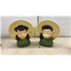 Image 3 : Napco Asian Children Wall Pockets, Ceramic Bookends, Clown Planter, Bowl and More